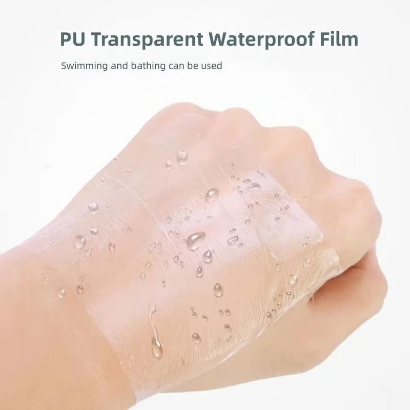 Transparent Waterproof PU Adhesive Bandages for Tattoo and Shower Protection Support
