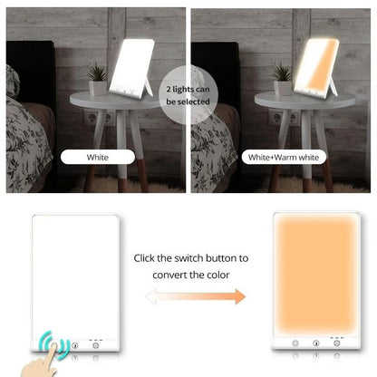 Bionic Sunlight Therapy Lamp with 5V Brightness Settings for Seasonal Mood Support