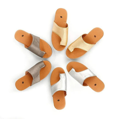 Orthopedic Platform Sandals with Spacious Toe Design