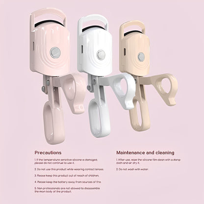 Rechargeable Heated Electric Lash Curler for Eye Makeup