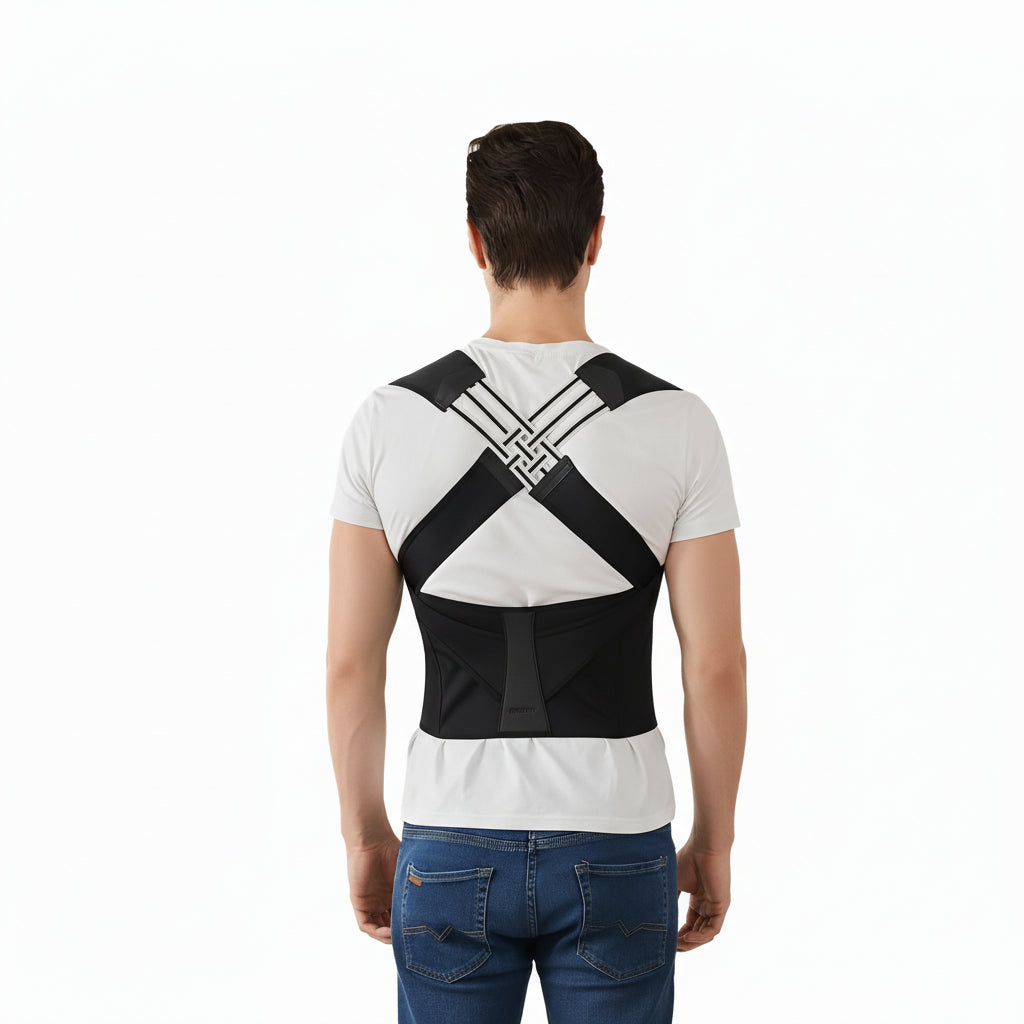 Lightweight Posture Support with Adjustable Shoulder Straps