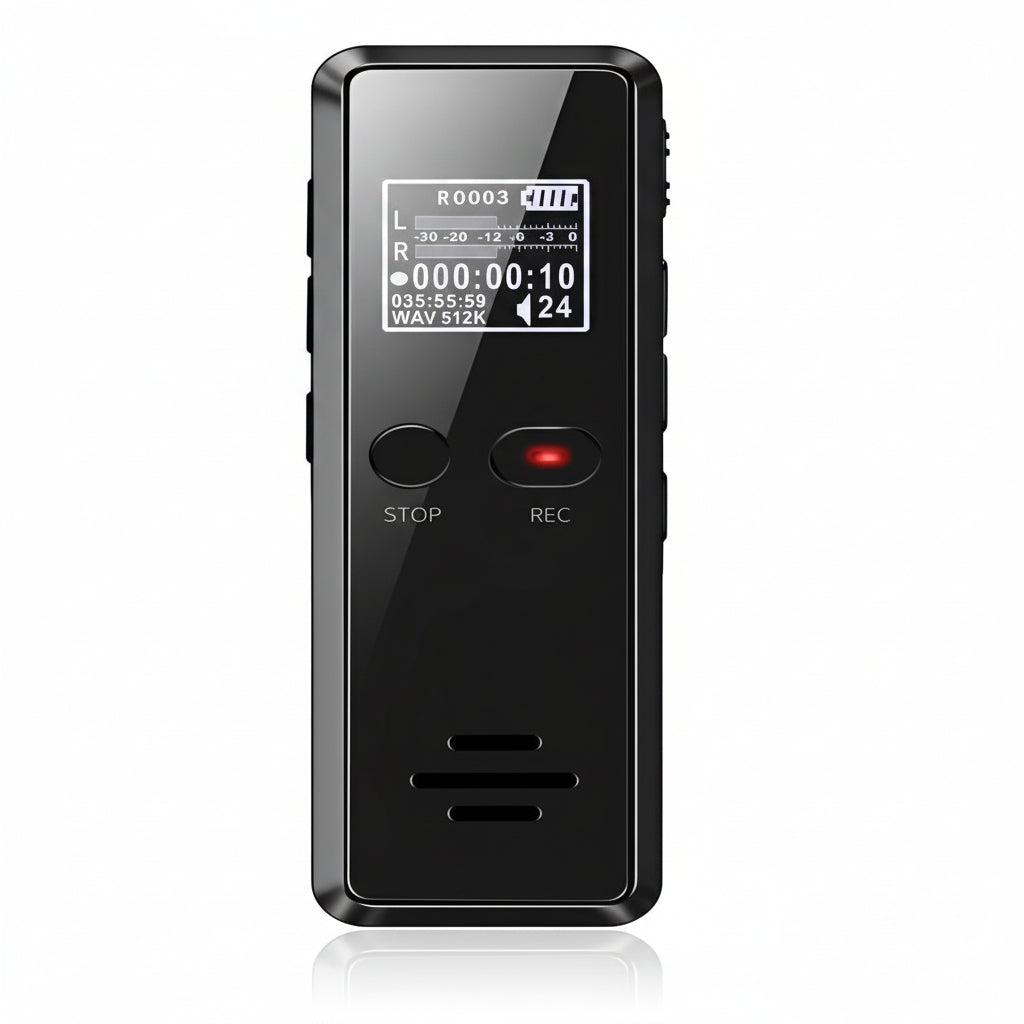 Digital Voice Recorder with Auto Save and Built In Speaker