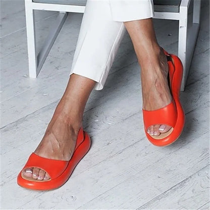 Casual Open Toe Sandals with Elastic Band for Women