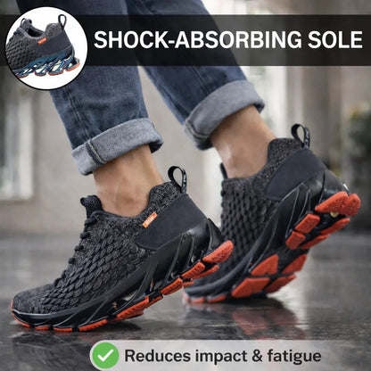 Mens Orthopedic Athletic Sneakers with Supportive Sole