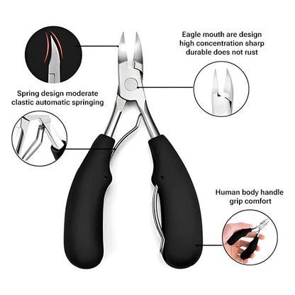 Stainless Steel Nail Grooming Kit for Hands and Feet