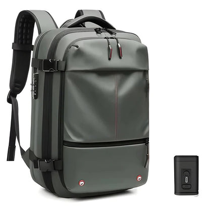 Backpack with Internal Compression System and Structured Design