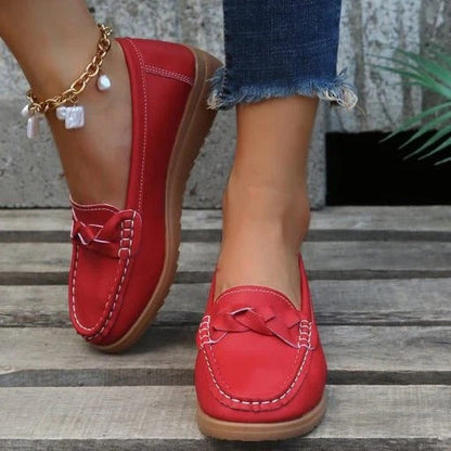 Womens Slip on Loafers with Cushioned Footbed and Anti Slip Sole