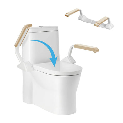 Adjustable Toilet Safety Rail with Support Handles