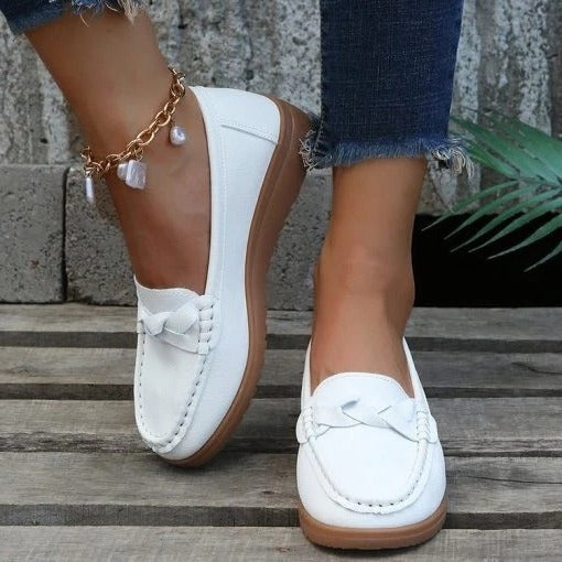 Womens Slip on Loafers with Cushioned Footbed and Anti Slip Sole