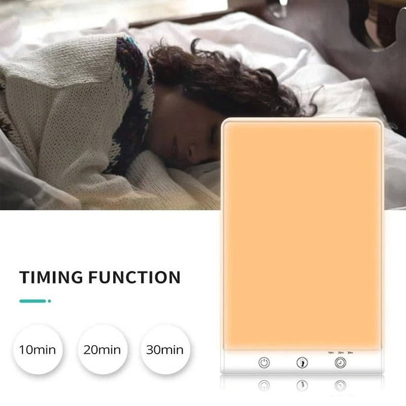 Bionic Sunlight Therapy Lamp with 5V Brightness Settings for Seasonal Mood Support