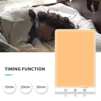 Bionic Sunlight Therapy Lamp with 5V Brightness Settings for Seasonal Mood Support