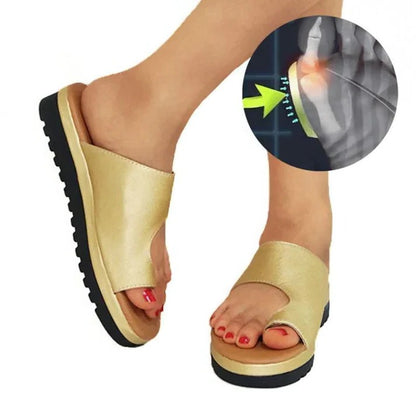 Orthopedic Platform Sandals with Spacious Toe Design