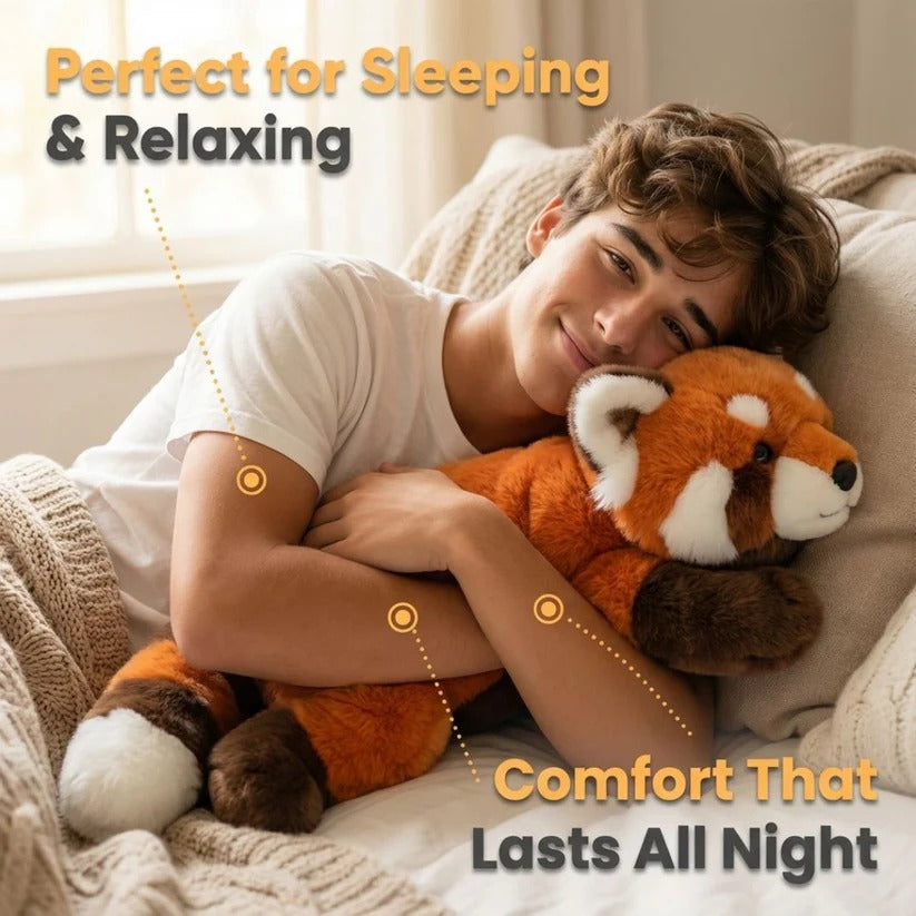 Red Panda Weighted Plush Animal for Sensory Comfort