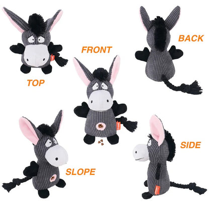 Rugged Plush Toy and Sturdy Fabric Plaything for Pets