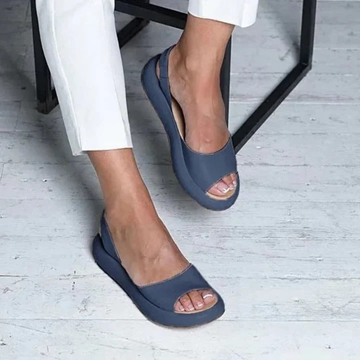 Casual Open Toe Sandals with Elastic Band for Women