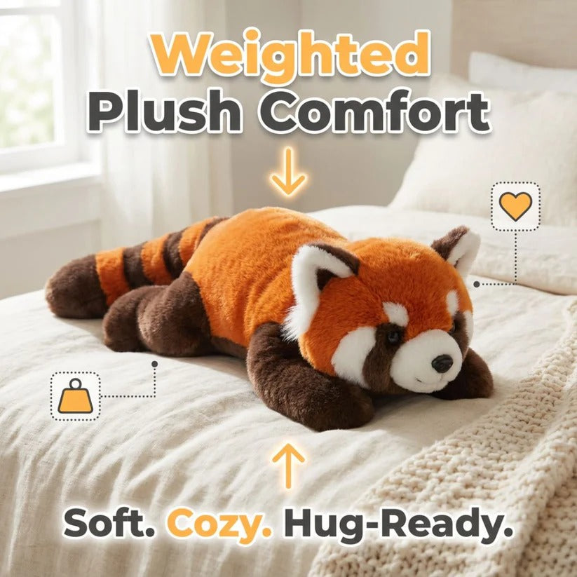 Red Panda Weighted Plush Animal for Sensory Comfort