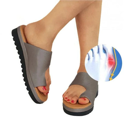 Orthopedic Platform Sandals with Spacious Toe Design