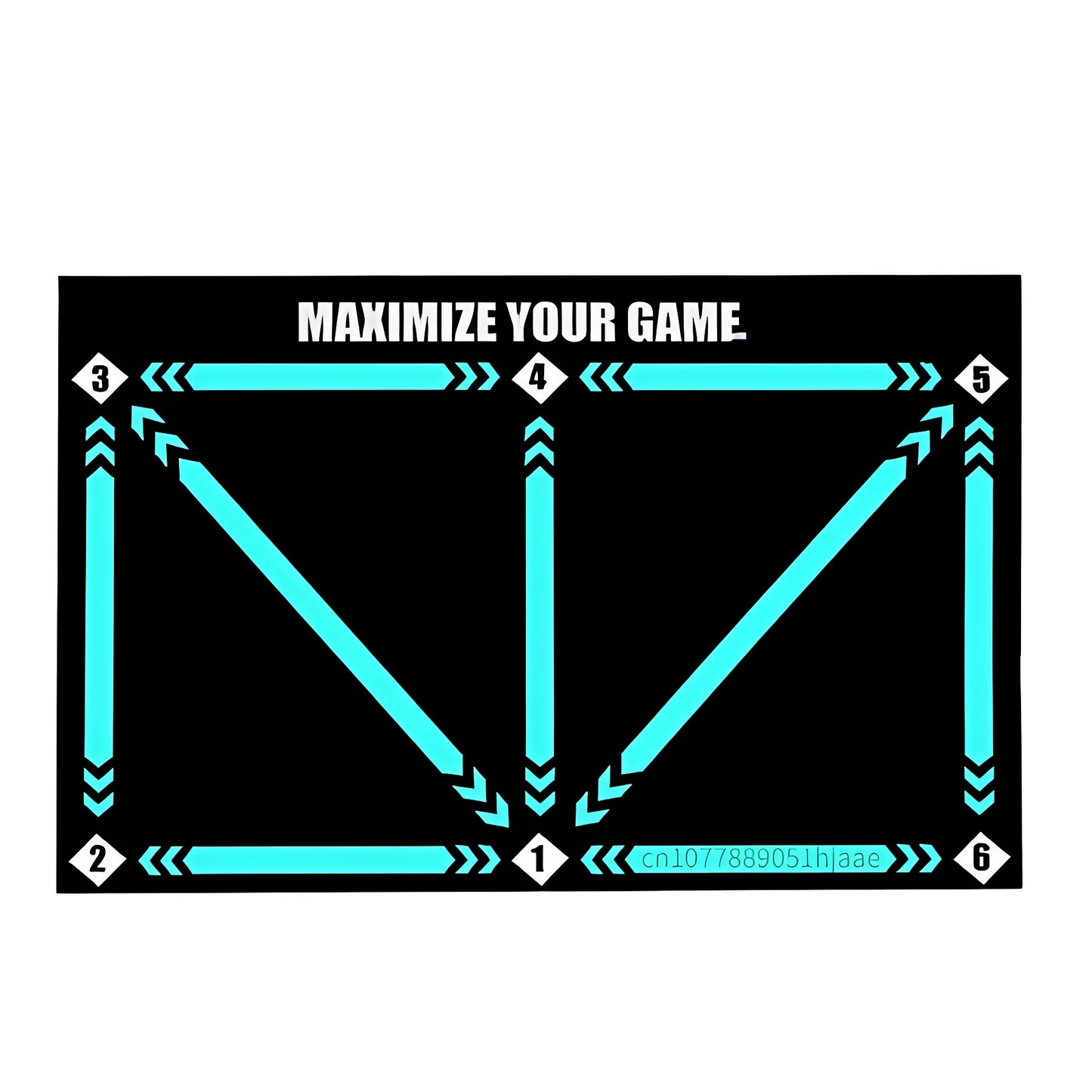 Football Training Mat with Guided Video Workout Program