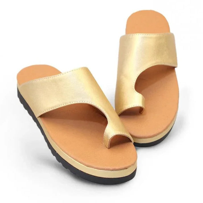 Orthopedic Platform Sandals with Spacious Toe Design