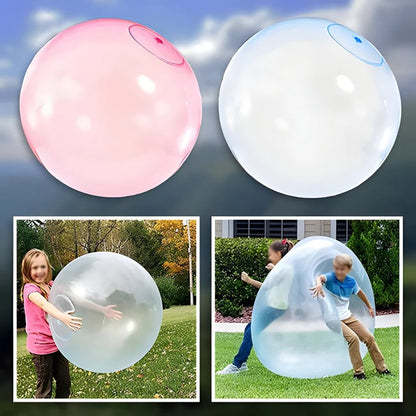Interactive Light Up Bubble Ball Toy for Kids and Outdoor Play