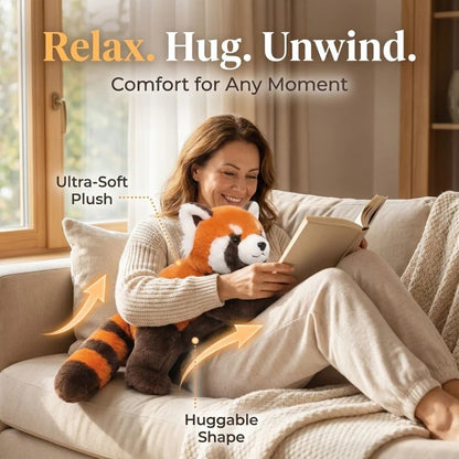 Red Panda Weighted Plush Animal for Sensory Comfort