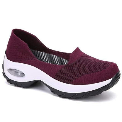 Ladies Breathable Mesh Sneakers with Orthopedic Arch Support and Air Sole