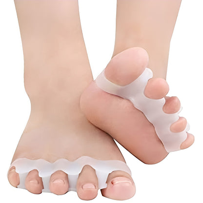 Silicone Toe Spacer Bands for Alignment Support, 1 Pair