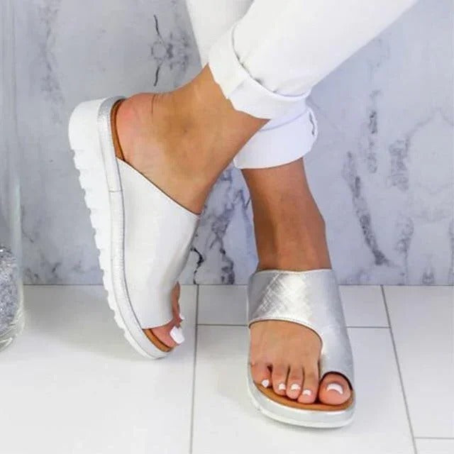 Orthopedic Platform Sandals with Spacious Toe Design