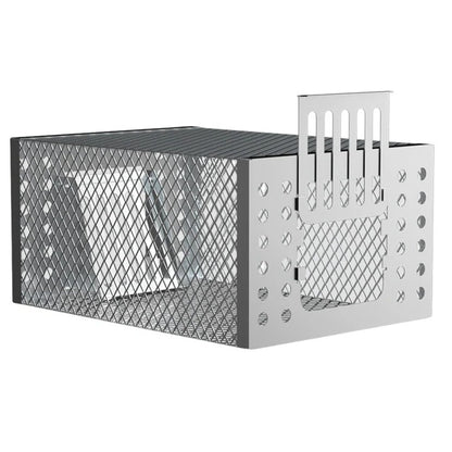 Reusable Rodent Capture Cage with Sliding Door and Iron Body Design