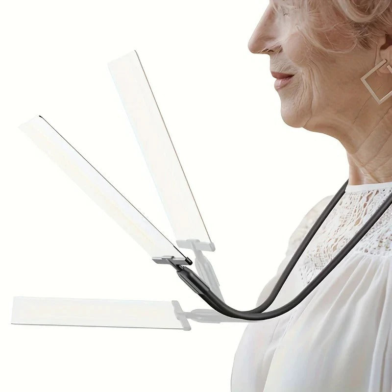 Adjustable Neck Magnifier for Reading Books and Crafting