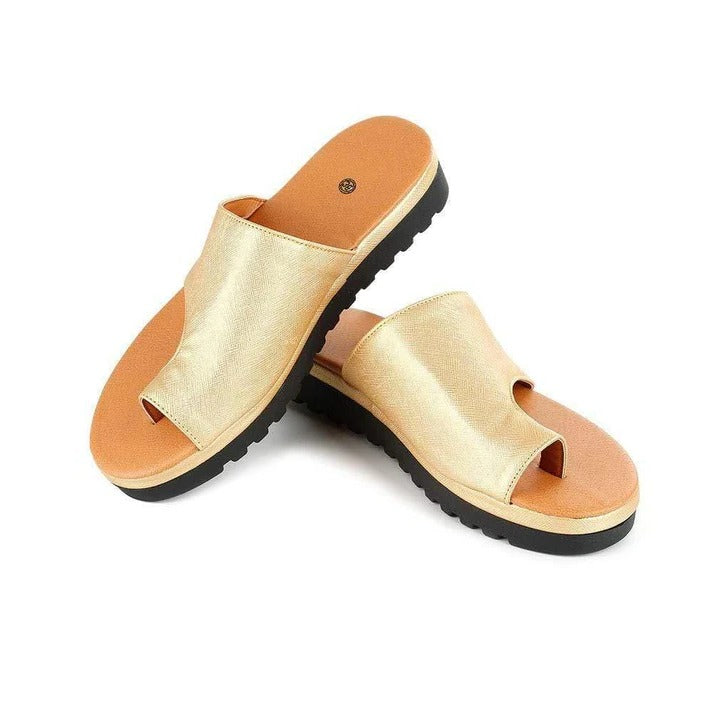 Orthopedic Platform Sandals with Spacious Toe Design