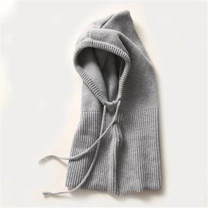 Cashmere Beanie Hat, Knit Headwear for Cold Weather