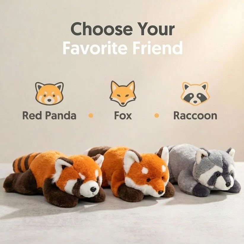 Red Panda Weighted Plush Animal for Sensory Comfort