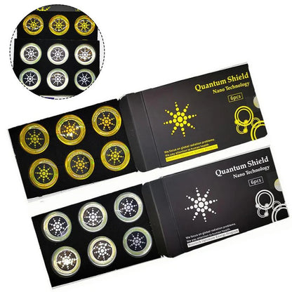 EMF Shielding Stickers for Cell Phones, Tablets and Laptops, 6-Pack