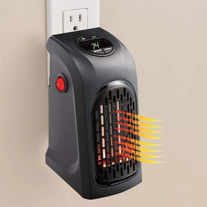 Portable Ceramic Electric Heater with Dual Heat Settings for Small Rooms