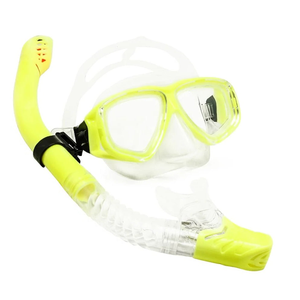 Tempered Glass Scuba Diving Mask with Adjustable Silicone Strap