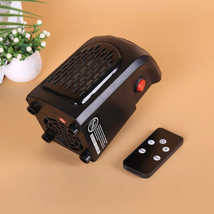 Portable Ceramic Electric Heater with Dual Heat Settings for Small Rooms