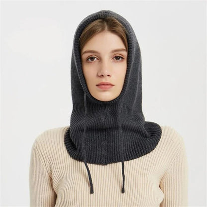 Cashmere Beanie Hat, Knit Headwear for Cold Weather