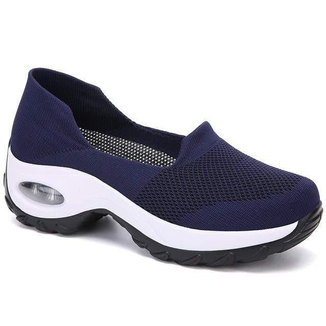 Ladies Breathable Mesh Sneakers with Orthopedic Arch Support and Air Sole