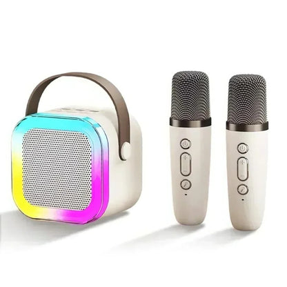 Wireless Karaoke Machine with Bluetooth Speaker and Microphone Input