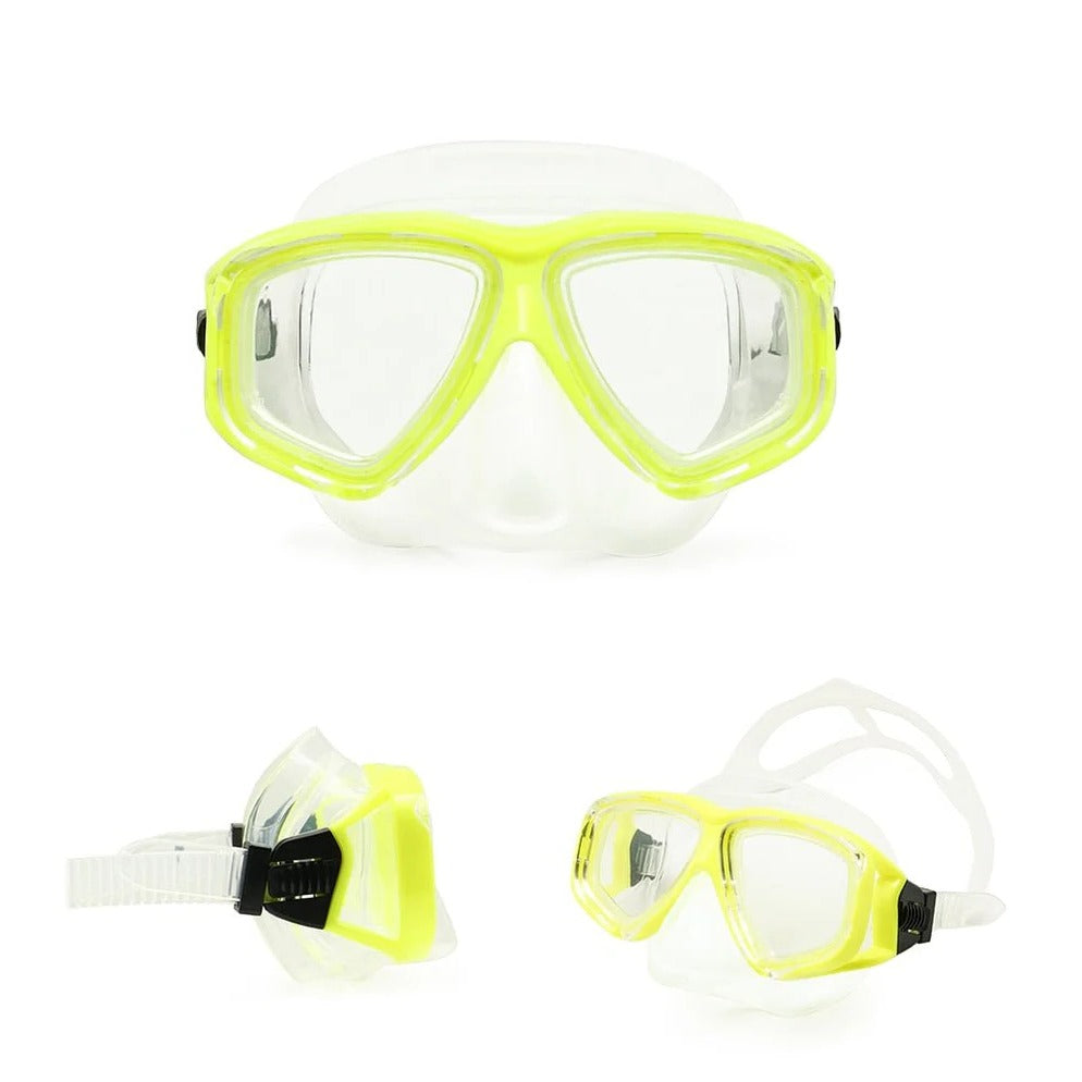 Tempered Glass Scuba Diving Mask with Adjustable Silicone Strap