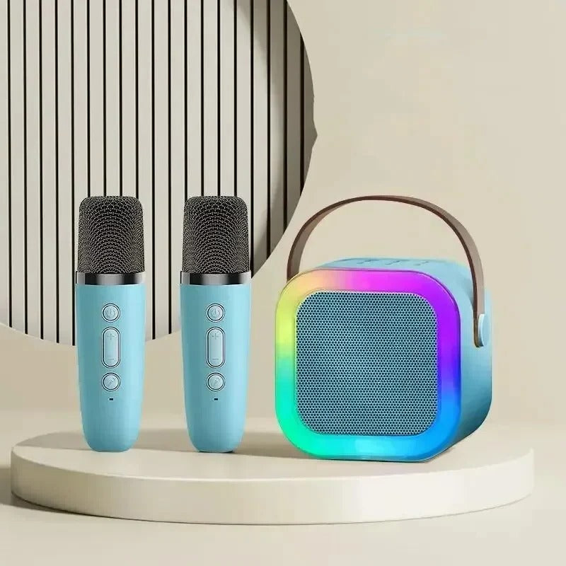 Wireless Karaoke Machine with Bluetooth Speaker and Microphone Input