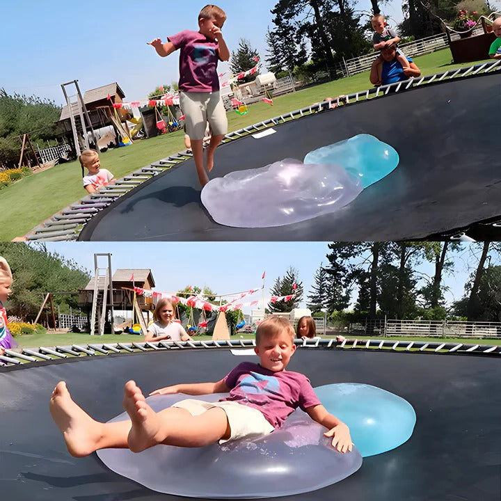 Interactive Light Up Bubble Ball Toy for Kids and Outdoor Play