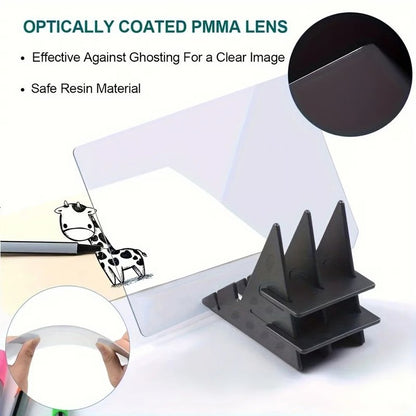Transparent Sketch Tracing Pad with Light-Guided Projection for Drawing Accuracy