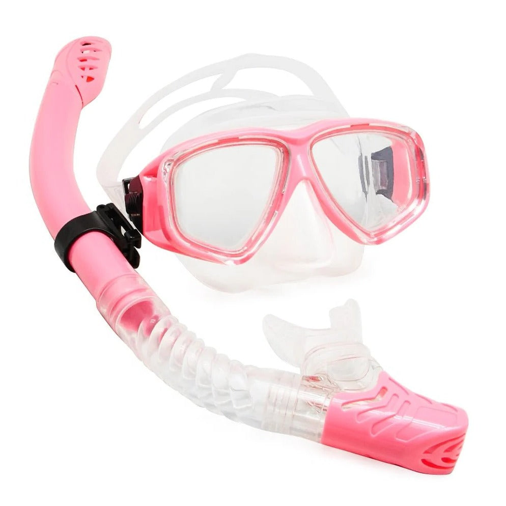 Tempered Glass Scuba Diving Mask with Adjustable Silicone Strap