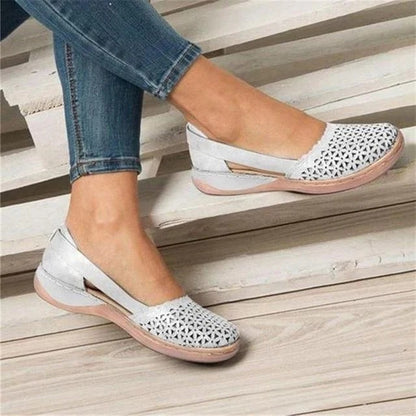Casual Flats with Wide Toe Box and Built In Arch Support for Women