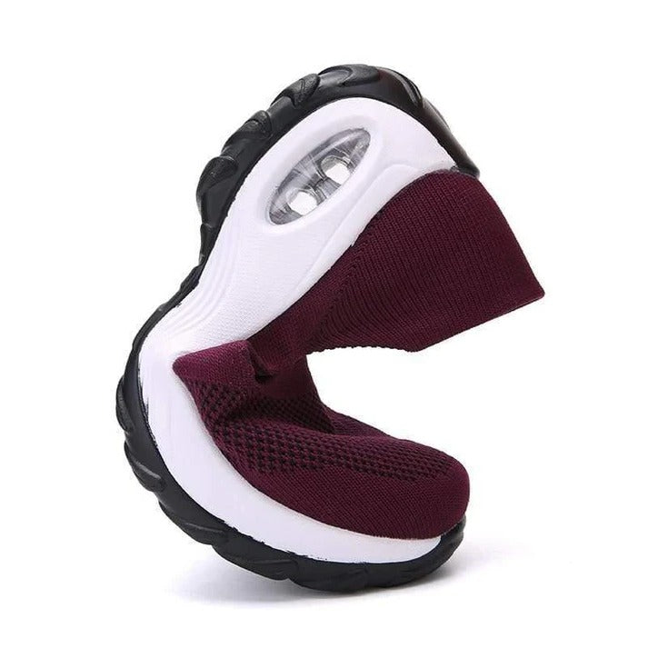 Ladies Breathable Mesh Sneakers with Orthopedic Arch Support and Air Sole