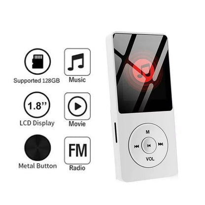 Compact Digital Media Player with Bluetooth and 1.8 Inch Display