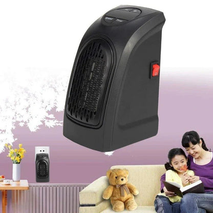 Portable Ceramic Electric Heater with Dual Heat Settings for Small Rooms