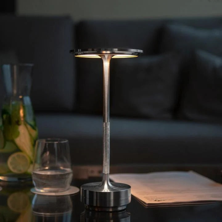 Dimmable Portable Cordless Table Lamp Rechargeable Battery